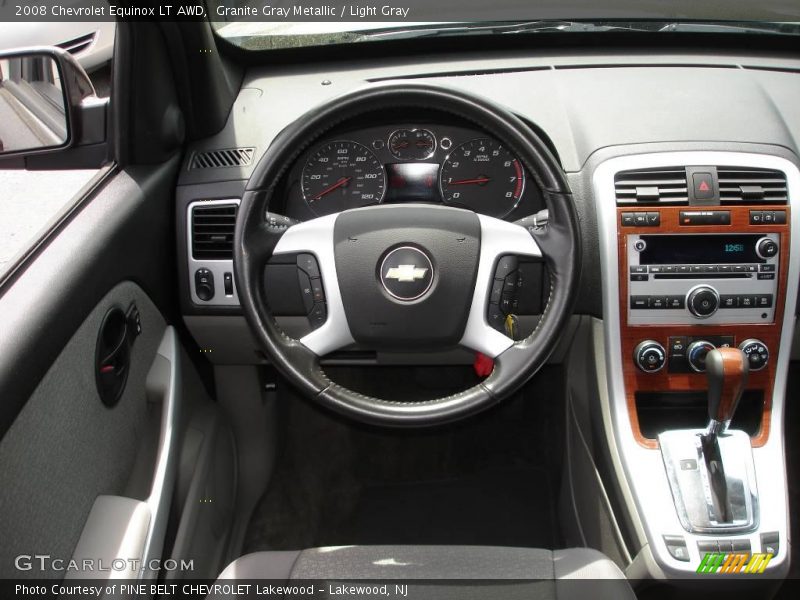 Granite Gray Metallic / Light Gray 2008 Chevrolet Equinox LT AWD