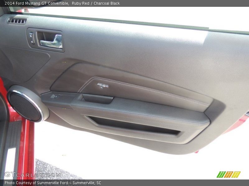 Ruby Red / Charcoal Black 2014 Ford Mustang GT Convertible