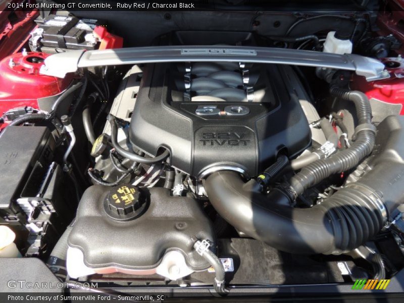 Ruby Red / Charcoal Black 2014 Ford Mustang GT Convertible