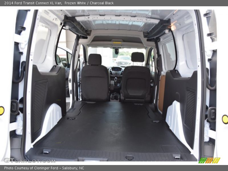 Frozen White / Charcoal Black 2014 Ford Transit Connect XL Van