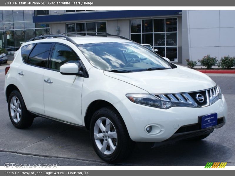 Glacier White Pearl / Beige 2010 Nissan Murano SL