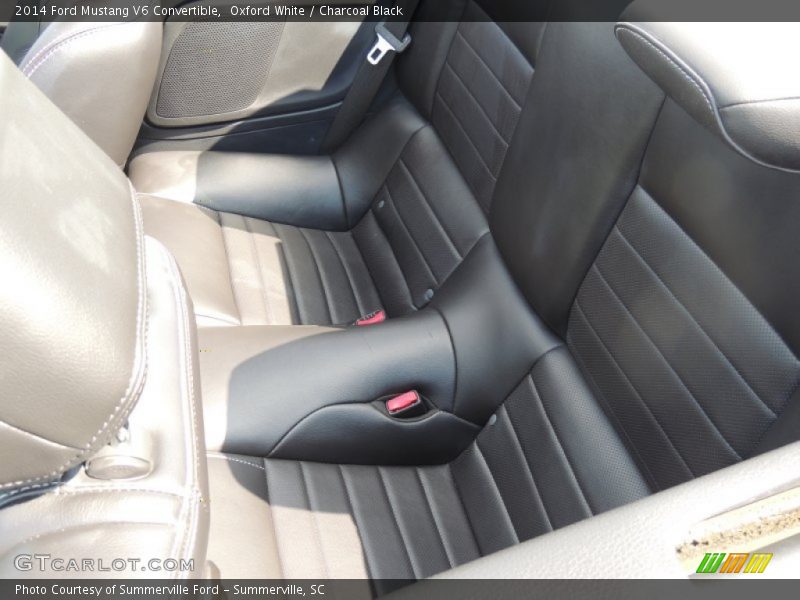 Oxford White / Charcoal Black 2014 Ford Mustang V6 Convertible