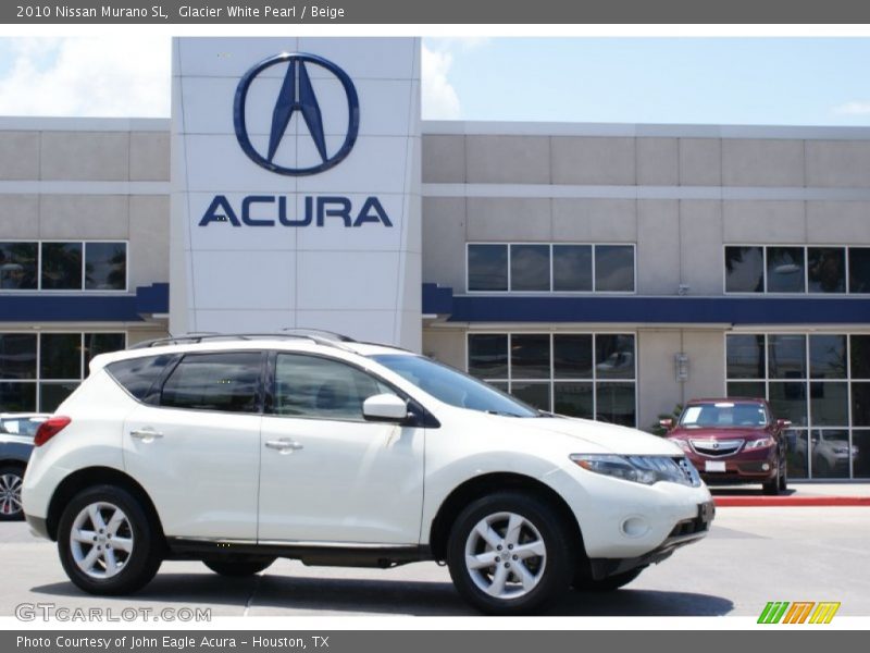 Glacier White Pearl / Beige 2010 Nissan Murano SL