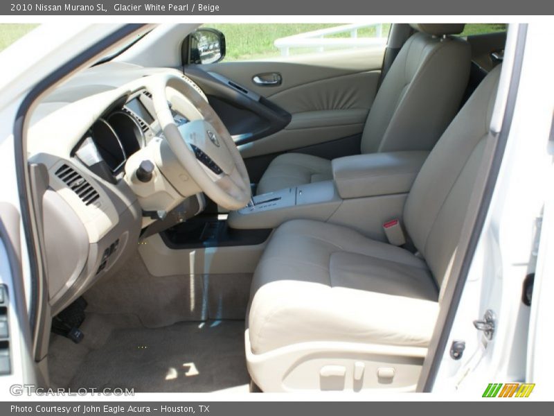 Glacier White Pearl / Beige 2010 Nissan Murano SL