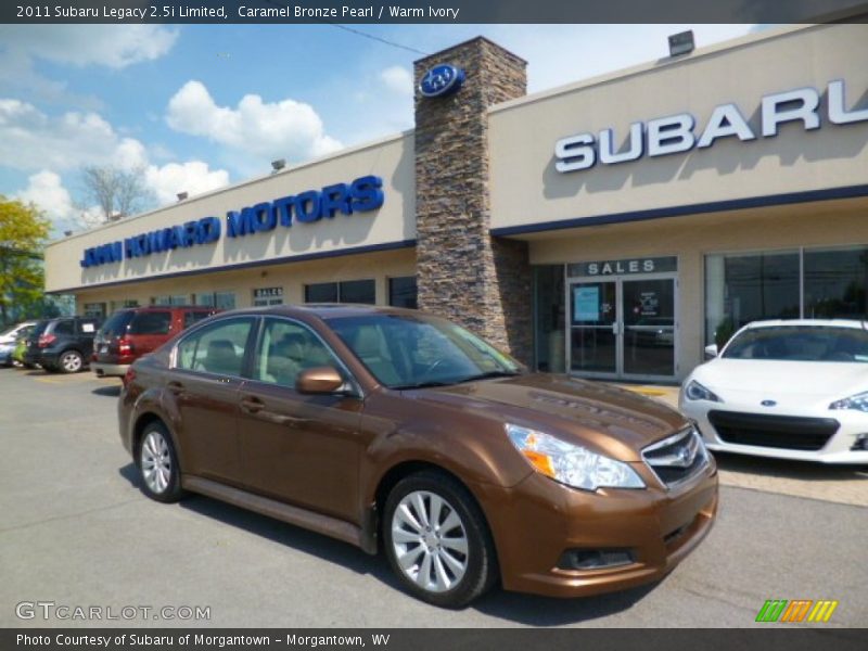 Caramel Bronze Pearl / Warm Ivory 2011 Subaru Legacy 2.5i Limited