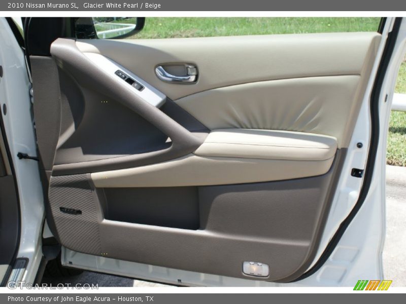 Glacier White Pearl / Beige 2010 Nissan Murano SL