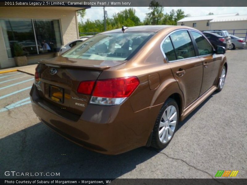 Caramel Bronze Pearl / Warm Ivory 2011 Subaru Legacy 2.5i Limited