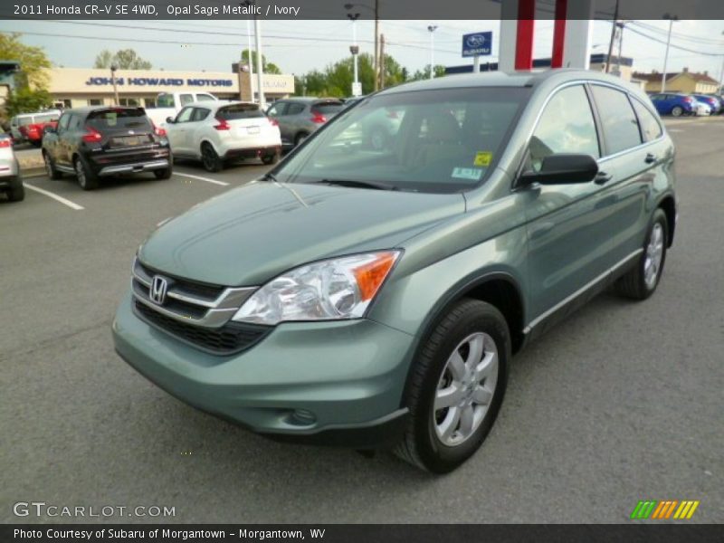 Opal Sage Metallic / Ivory 2011 Honda CR-V SE 4WD