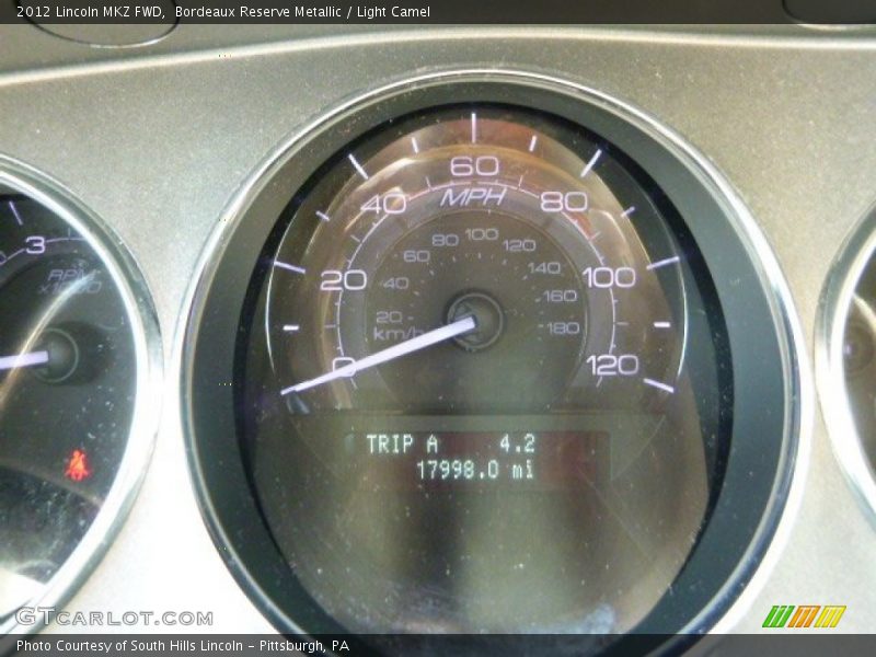 Bordeaux Reserve Metallic / Light Camel 2012 Lincoln MKZ FWD