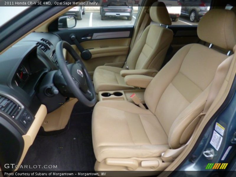 Opal Sage Metallic / Ivory 2011 Honda CR-V SE 4WD