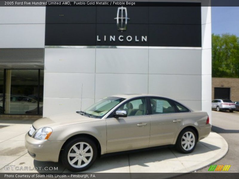 Pueblo Gold Metallic / Pebble Beige 2005 Ford Five Hundred Limited AWD