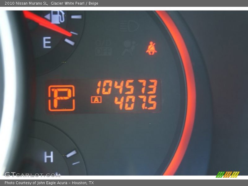 Glacier White Pearl / Beige 2010 Nissan Murano SL