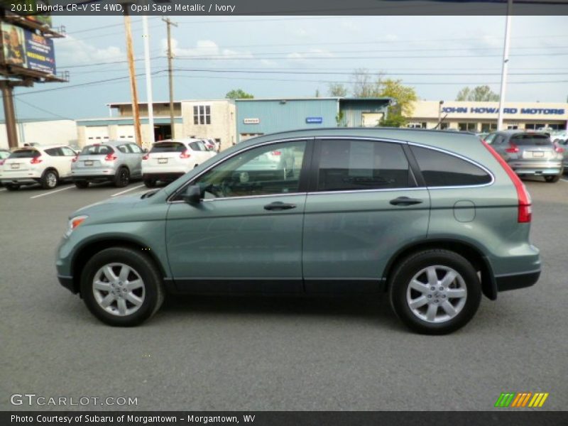 Opal Sage Metallic / Ivory 2011 Honda CR-V SE 4WD