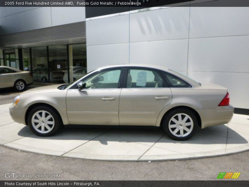 Pueblo Gold Metallic / Pebble Beige 2005 Ford Five Hundred Limited AWD