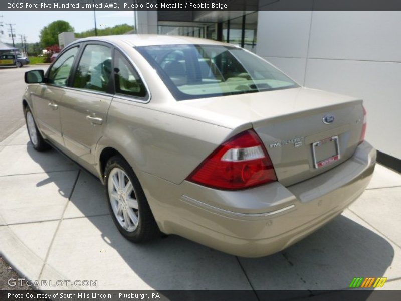 Pueblo Gold Metallic / Pebble Beige 2005 Ford Five Hundred Limited AWD
