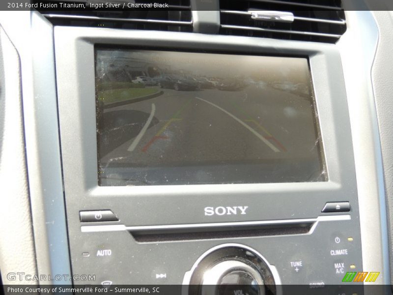 Ingot Silver / Charcoal Black 2014 Ford Fusion Titanium