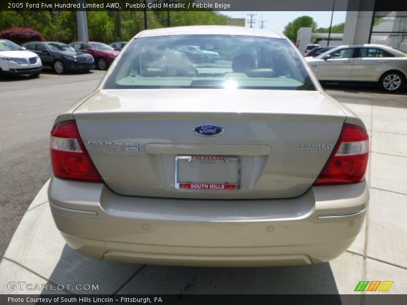 Pueblo Gold Metallic / Pebble Beige 2005 Ford Five Hundred Limited AWD