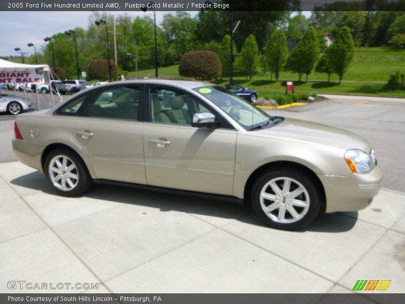 Pueblo Gold Metallic / Pebble Beige 2005 Ford Five Hundred Limited AWD