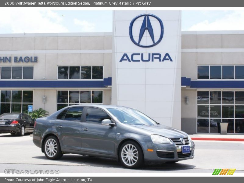 Platinum Grey Metallic / Art Grey 2008 Volkswagen Jetta Wolfsburg Edition Sedan