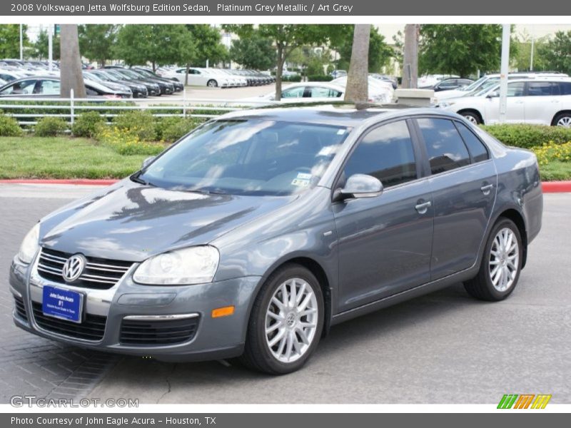 Platinum Grey Metallic / Art Grey 2008 Volkswagen Jetta Wolfsburg Edition Sedan