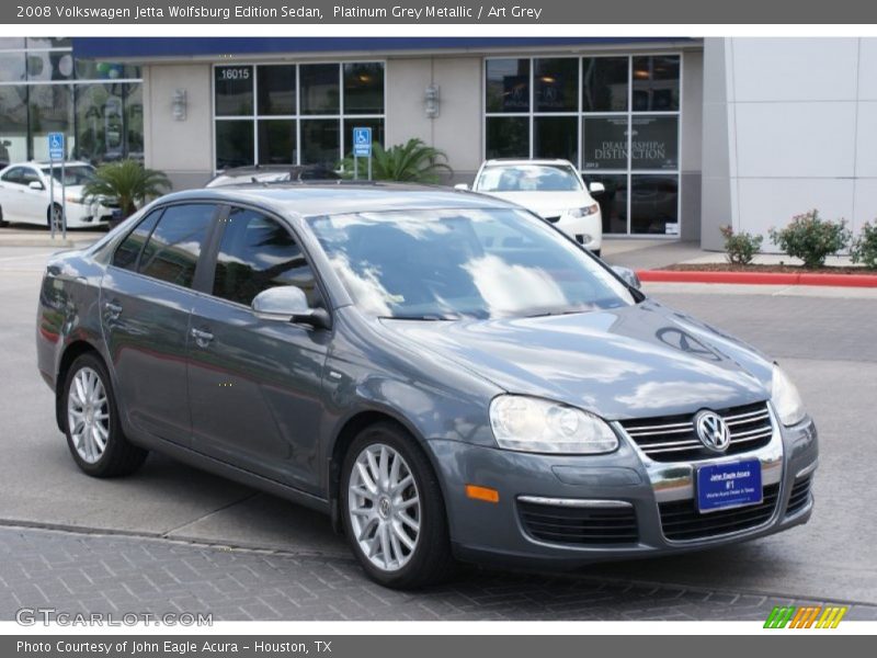 Platinum Grey Metallic / Art Grey 2008 Volkswagen Jetta Wolfsburg Edition Sedan
