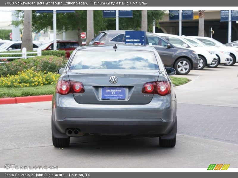 Platinum Grey Metallic / Art Grey 2008 Volkswagen Jetta Wolfsburg Edition Sedan