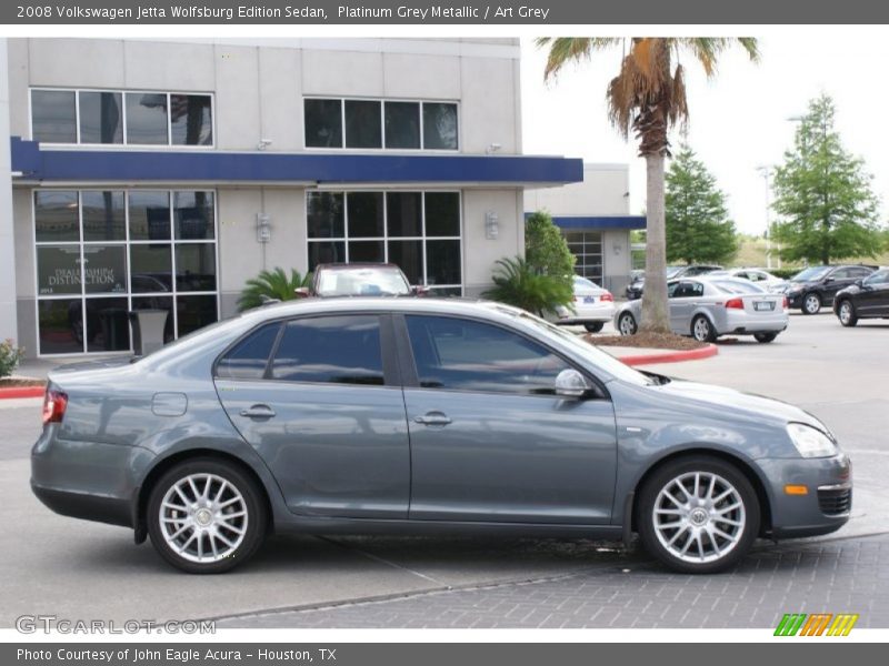 Platinum Grey Metallic / Art Grey 2008 Volkswagen Jetta Wolfsburg Edition Sedan