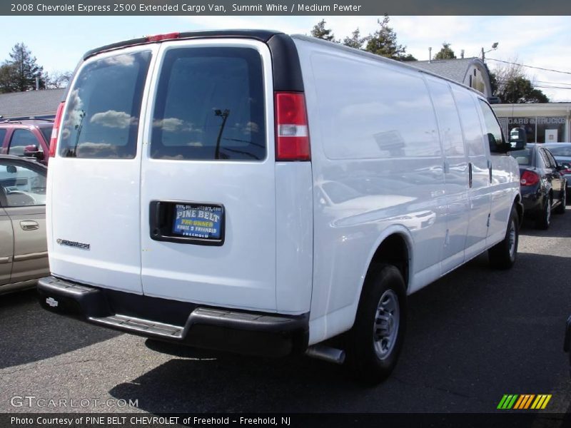 Summit White / Medium Pewter 2008 Chevrolet Express 2500 Extended Cargo Van