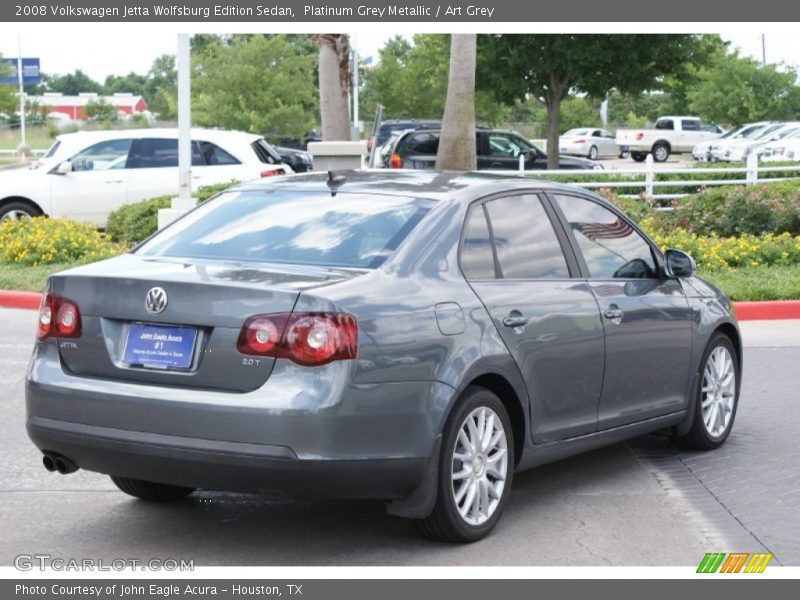 Platinum Grey Metallic / Art Grey 2008 Volkswagen Jetta Wolfsburg Edition Sedan