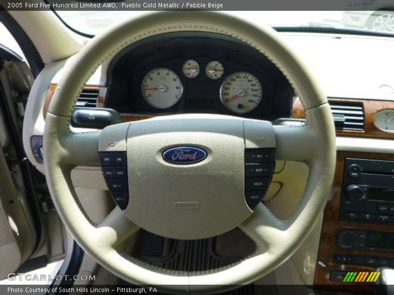 Pueblo Gold Metallic / Pebble Beige 2005 Ford Five Hundred Limited AWD