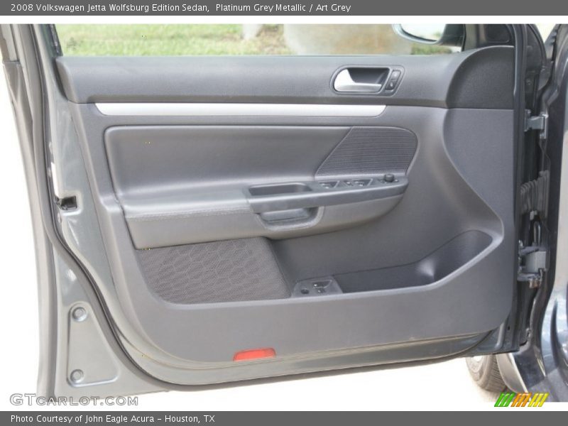 Platinum Grey Metallic / Art Grey 2008 Volkswagen Jetta Wolfsburg Edition Sedan