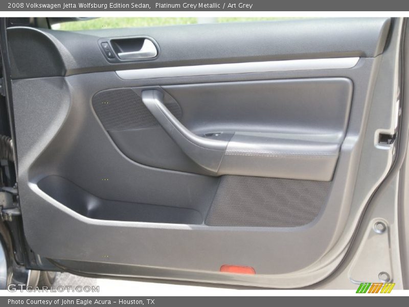 Platinum Grey Metallic / Art Grey 2008 Volkswagen Jetta Wolfsburg Edition Sedan