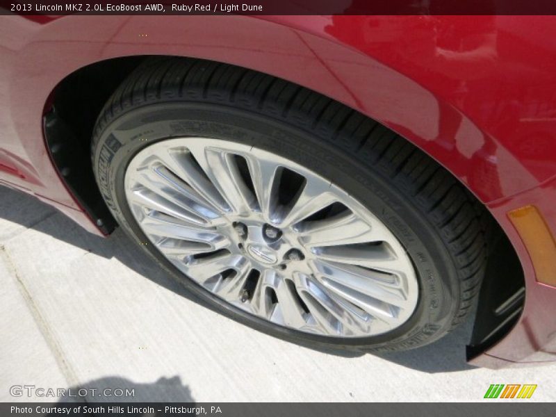 Ruby Red / Light Dune 2013 Lincoln MKZ 2.0L EcoBoost AWD