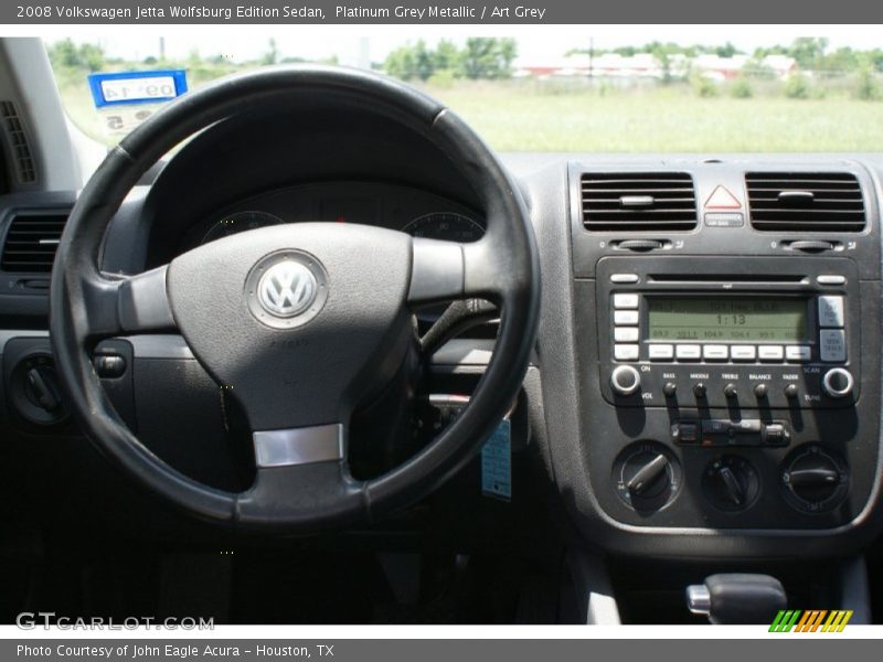 Platinum Grey Metallic / Art Grey 2008 Volkswagen Jetta Wolfsburg Edition Sedan
