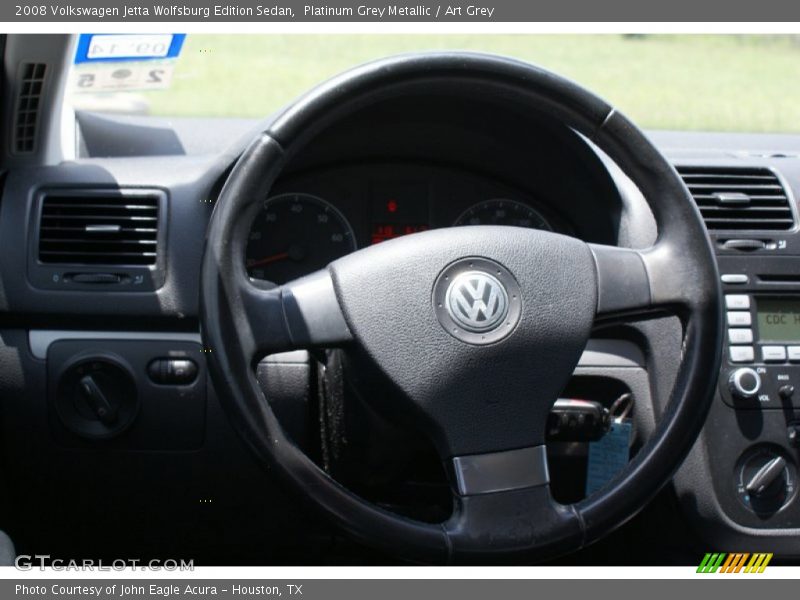 Platinum Grey Metallic / Art Grey 2008 Volkswagen Jetta Wolfsburg Edition Sedan