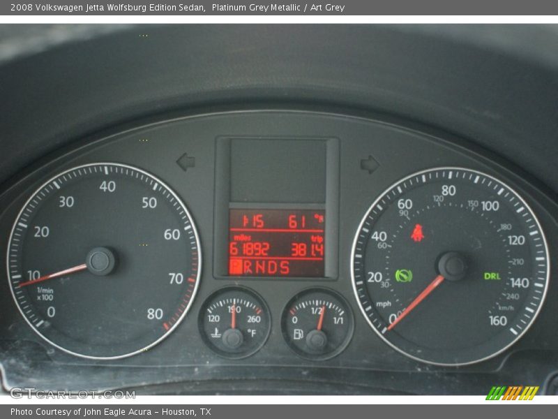 Platinum Grey Metallic / Art Grey 2008 Volkswagen Jetta Wolfsburg Edition Sedan