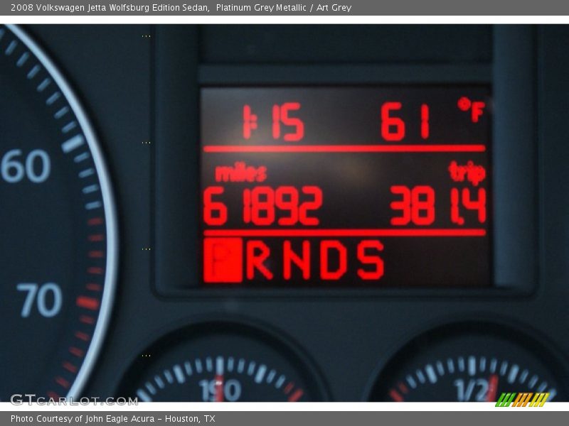 Platinum Grey Metallic / Art Grey 2008 Volkswagen Jetta Wolfsburg Edition Sedan