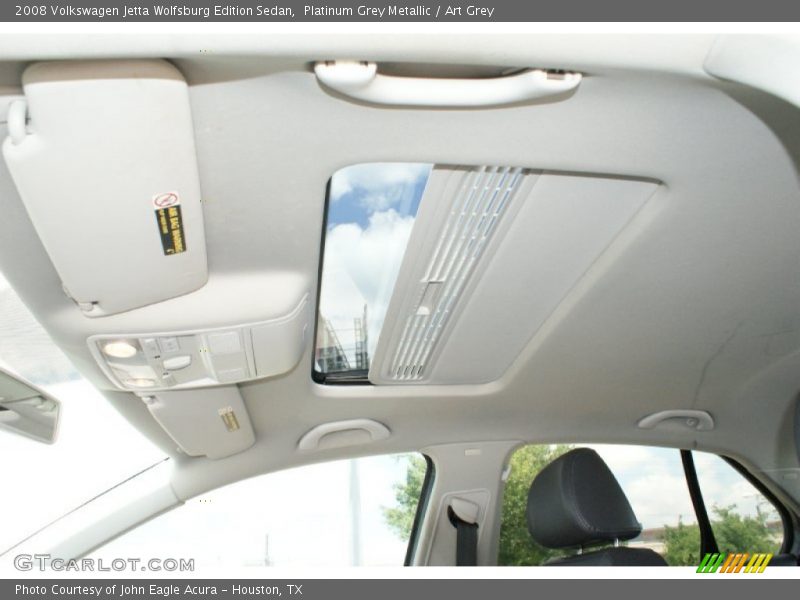 Platinum Grey Metallic / Art Grey 2008 Volkswagen Jetta Wolfsburg Edition Sedan