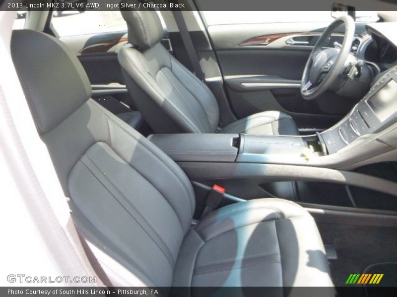 Ingot Silver / Charcoal Black 2013 Lincoln MKZ 3.7L V6 AWD
