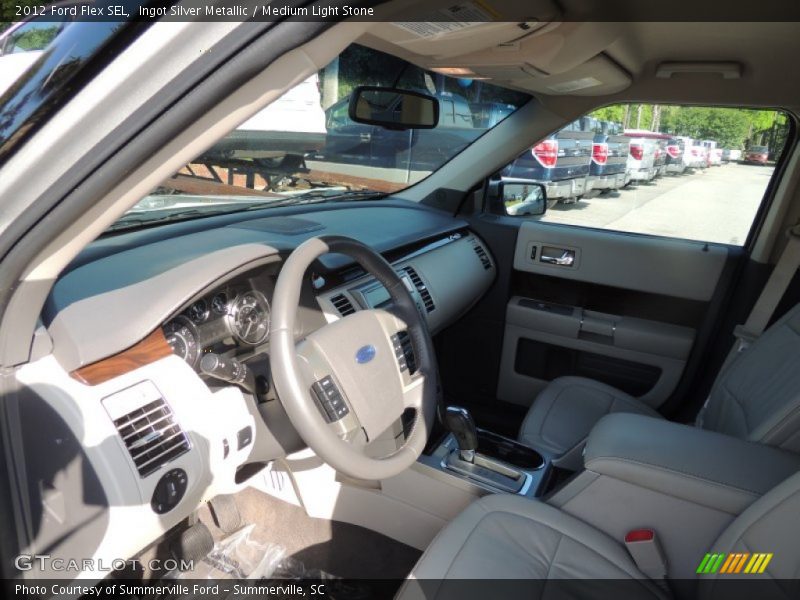 Ingot Silver Metallic / Medium Light Stone 2012 Ford Flex SEL