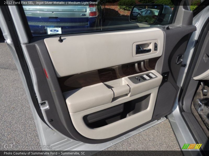 Ingot Silver Metallic / Medium Light Stone 2012 Ford Flex SEL