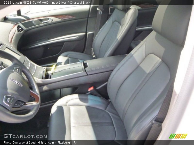 Ingot Silver / Charcoal Black 2013 Lincoln MKZ 3.7L V6 AWD