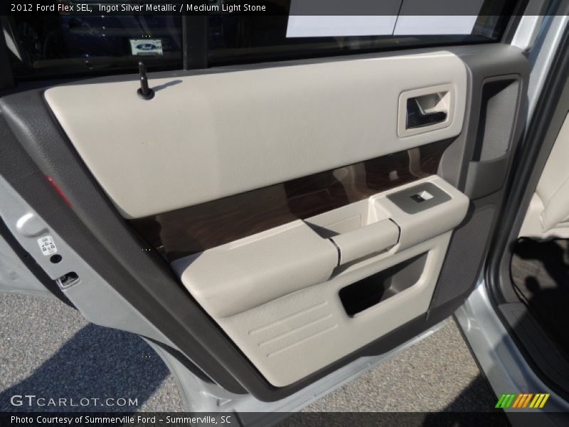 Ingot Silver Metallic / Medium Light Stone 2012 Ford Flex SEL