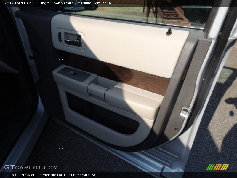 Ingot Silver Metallic / Medium Light Stone 2012 Ford Flex SEL