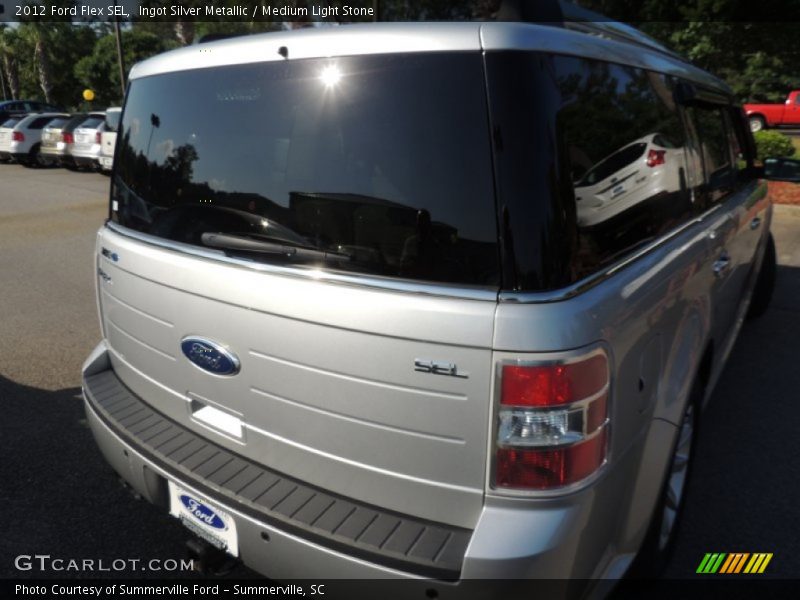 Ingot Silver Metallic / Medium Light Stone 2012 Ford Flex SEL