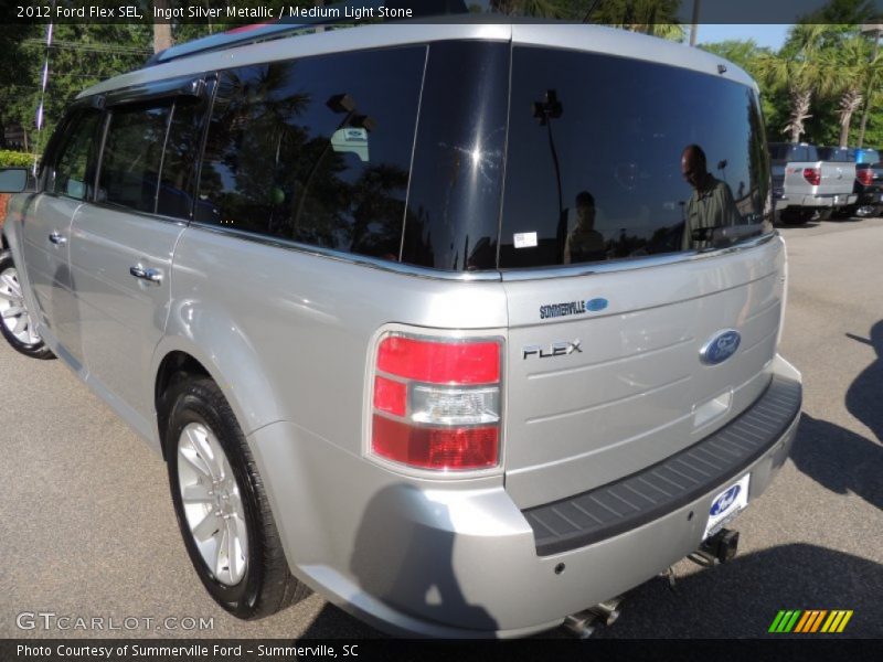 Ingot Silver Metallic / Medium Light Stone 2012 Ford Flex SEL