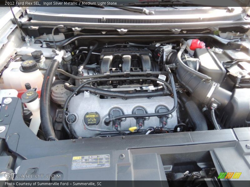 Ingot Silver Metallic / Medium Light Stone 2012 Ford Flex SEL