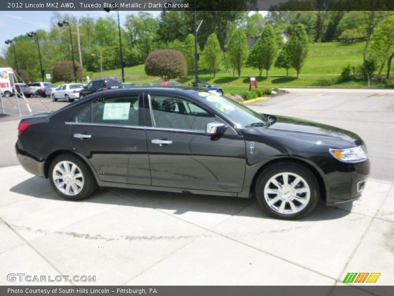 Tuxedo Black Metallic / Dark Charcoal 2012 Lincoln MKZ AWD