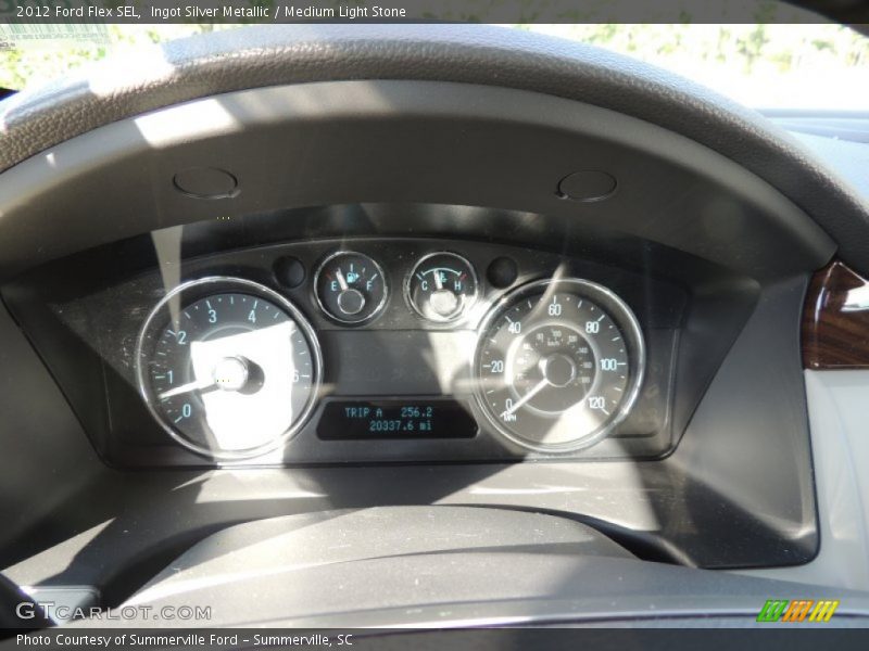 Ingot Silver Metallic / Medium Light Stone 2012 Ford Flex SEL