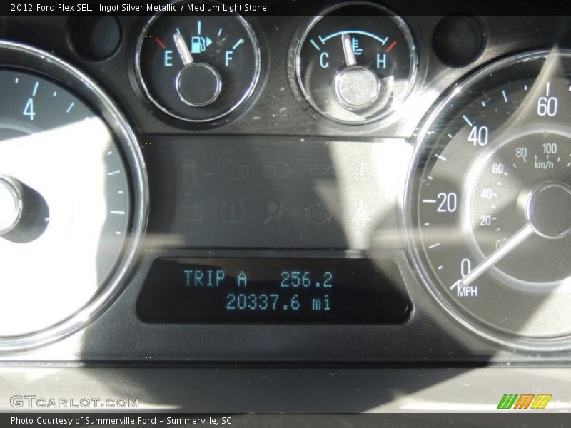 Ingot Silver Metallic / Medium Light Stone 2012 Ford Flex SEL